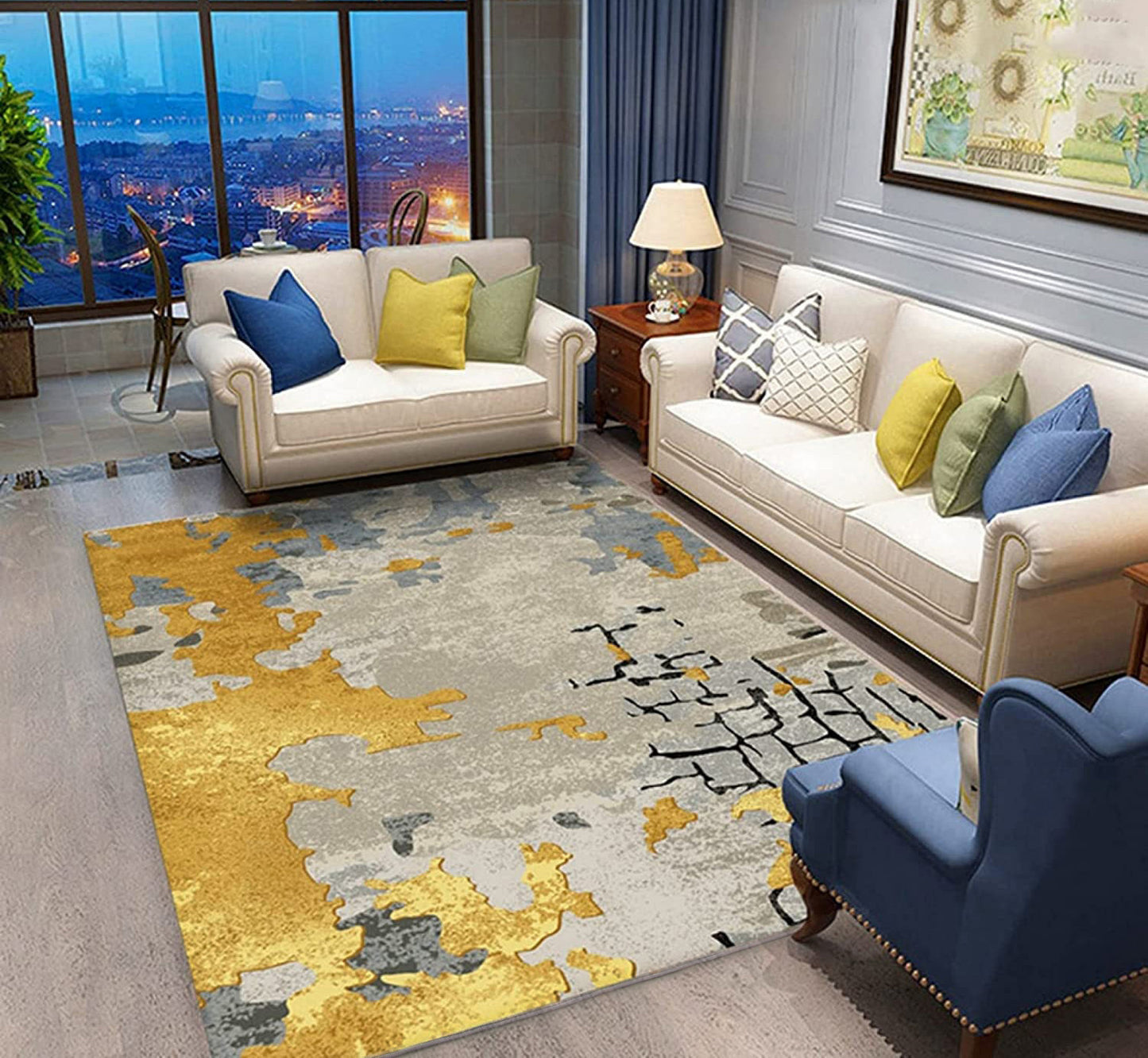 XL Large Lush Plush Lioness Carpet Rug (280 x 180)