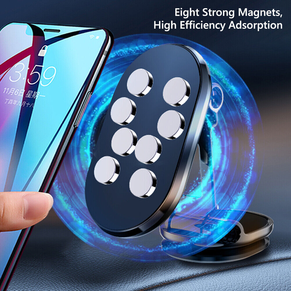 Deluxe 360° Rotation Universal Car Phone Mount Bracket Holder Dashboard Stand