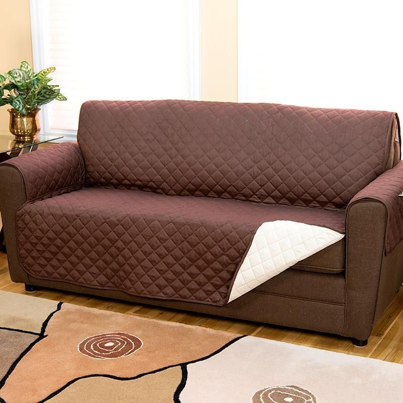 3-Seater Sofa Slipcover Quilted Couch Cover Water Resistant Furniture Protector