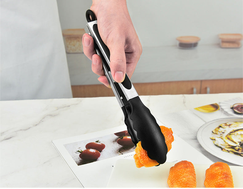 27cm Good Grip Silicone Stainless Steel Tongs