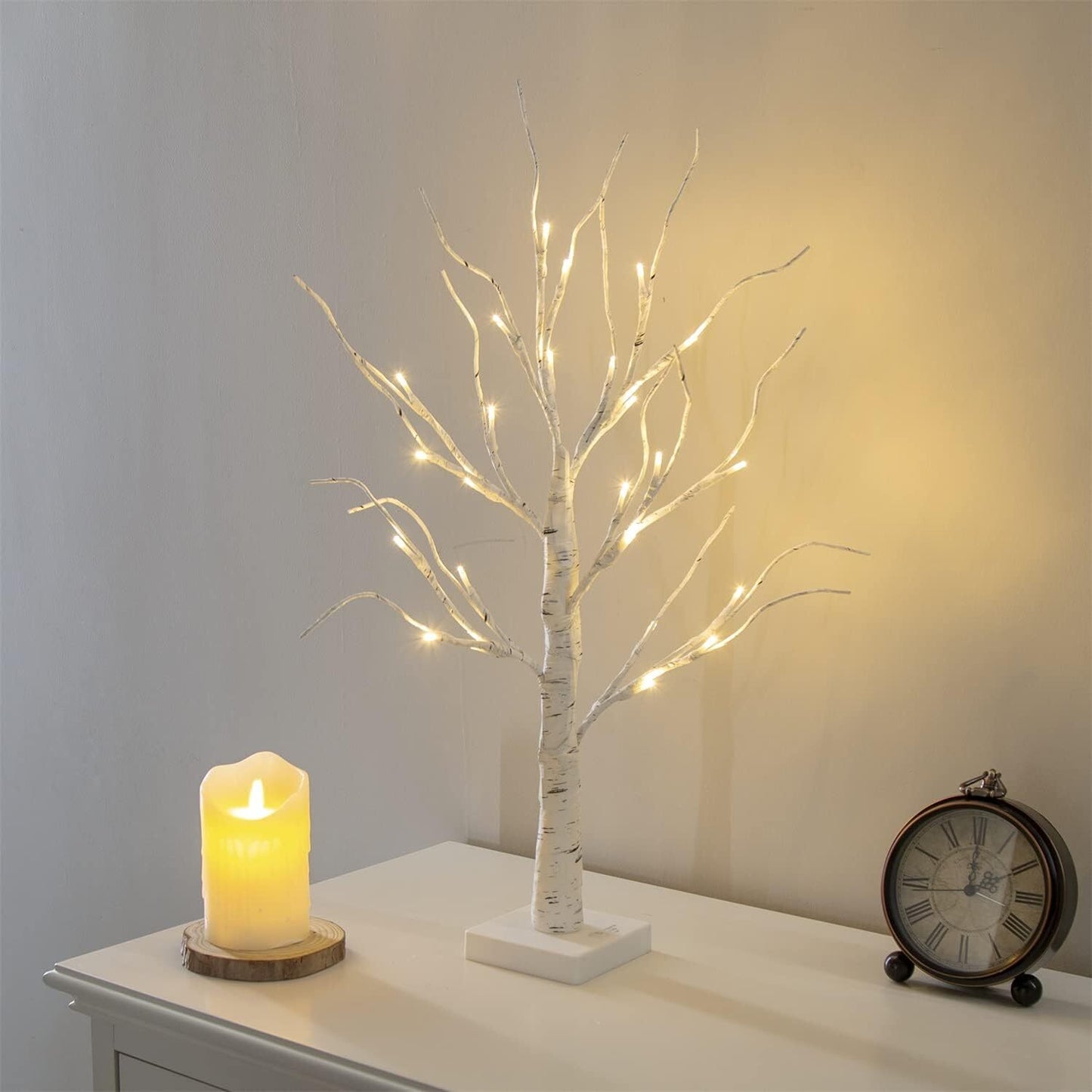 60cm Lighted Birch Tree LED Table Lamp