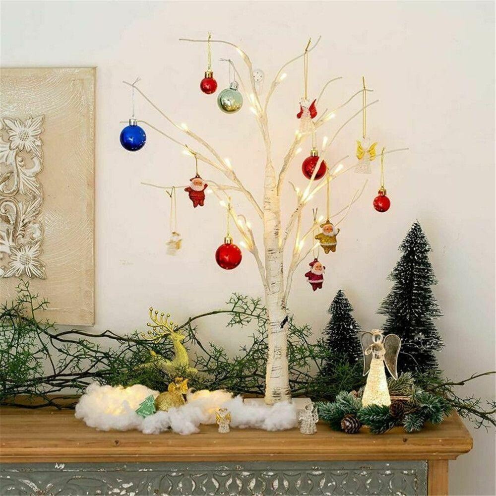 60cm Lighted Birch Tree LED Table Lamp