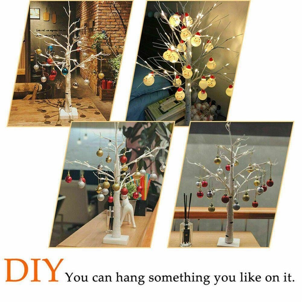 60cm Lighted Birch Tree LED Table Lamp