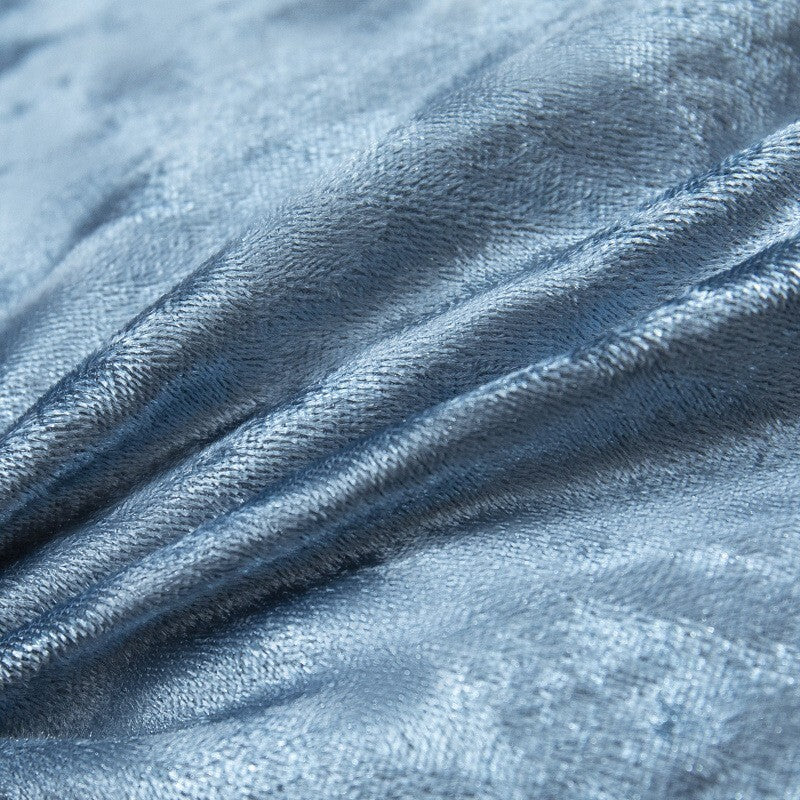 Luxe Velvet Soft Plush Cushion Throw Pillow (Blue)