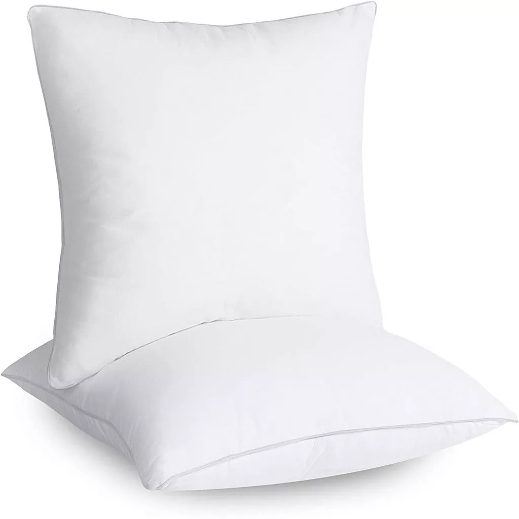 White Square Cushion Couch Bedding Throw Pillow Insert
