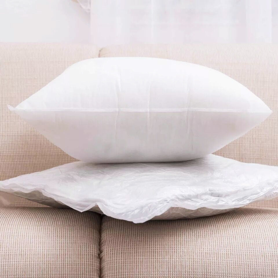 White Square Cushion Couch Bedding Throw Pillow Insert