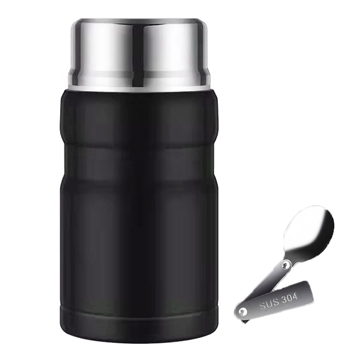 750mL Stainless Steel Vacuum Thermos Insulated Food Jar Lunch Box