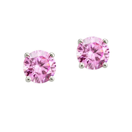 S925 Sterling Silver 1 Carat CZ Diamond Stud Earrings