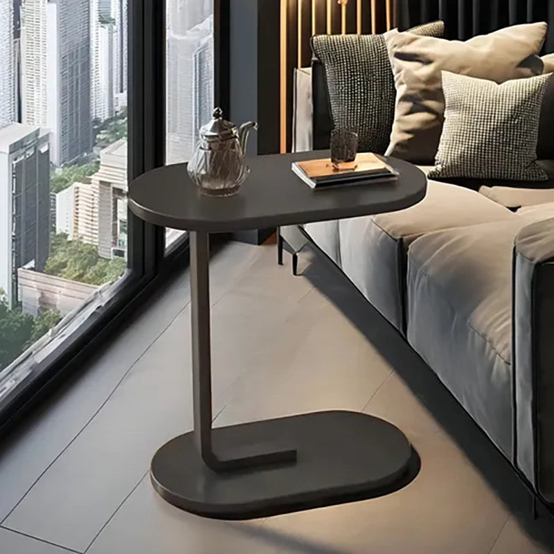 Cogency Sofa Bed Side Table Laptop Desk Accent Coffee Stand (Black)