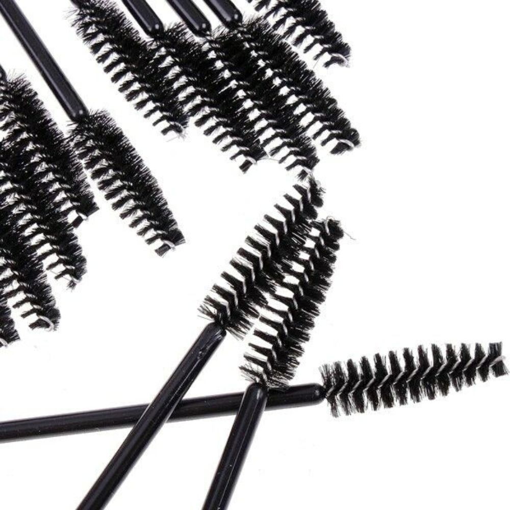50 X Disposable Eyelash Mascara Makeup Brushes Eyebrow Lash Extensions