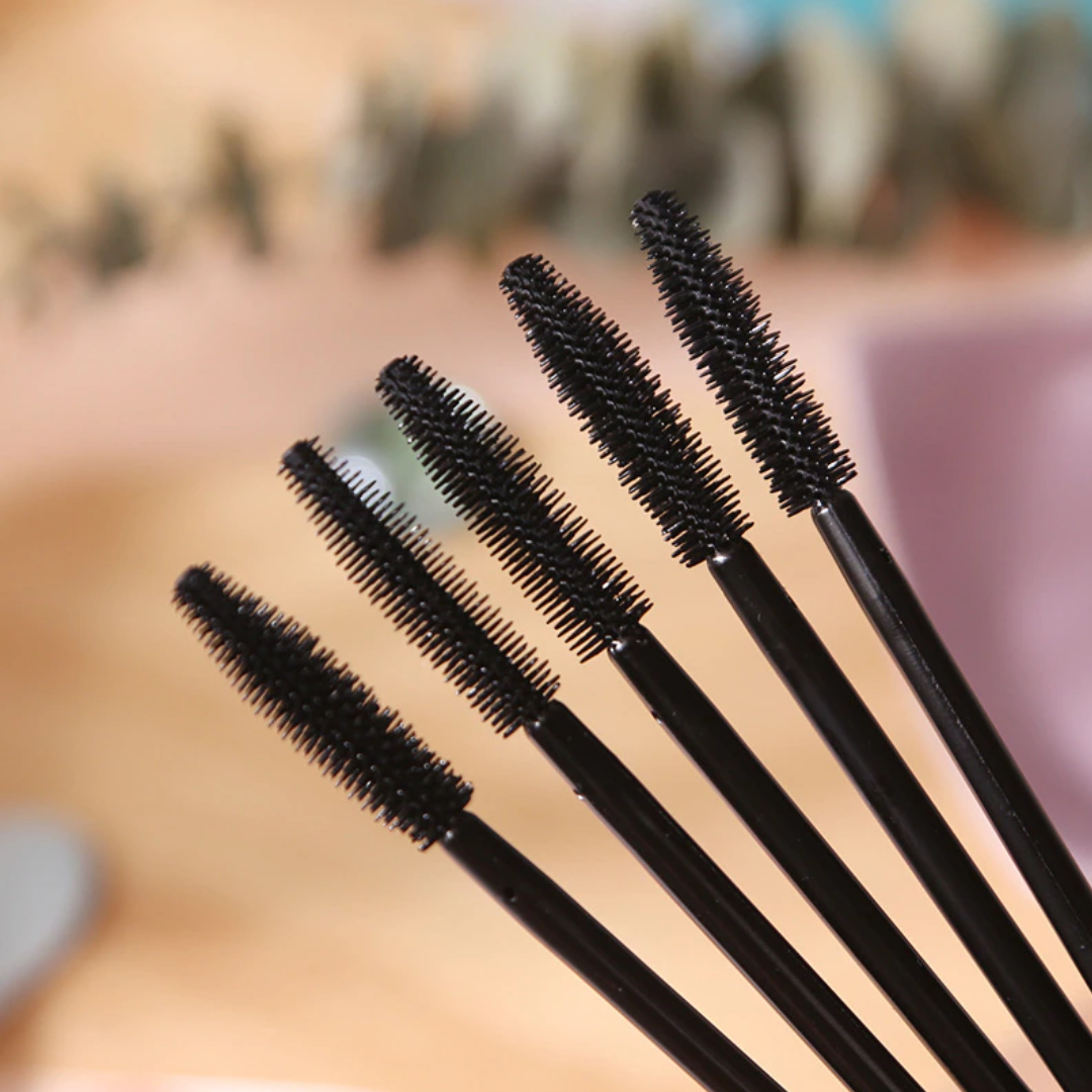50 X Disposable Eyelash Mascara Makeup Brushes Eyebrow Lash Extensions