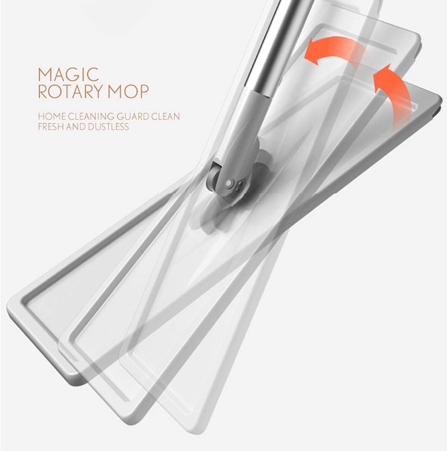 360-Degree Microfiber Mop & Bucket Floor Cleaning Set