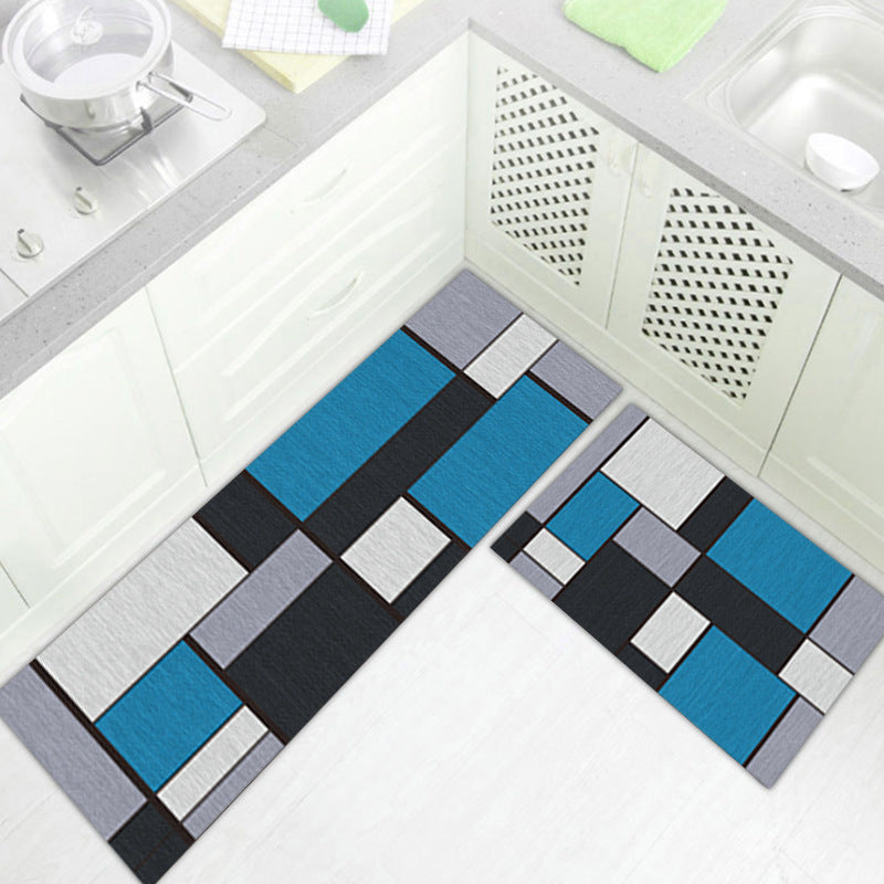 2-Pieces Kitchen Area Rug Doormat Hallway Bathroom Mats