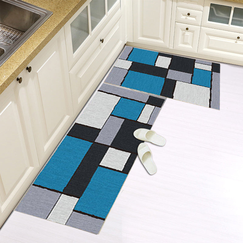 2-Pieces Kitchen Area Rug Doormat Hallway Bathroom Mats