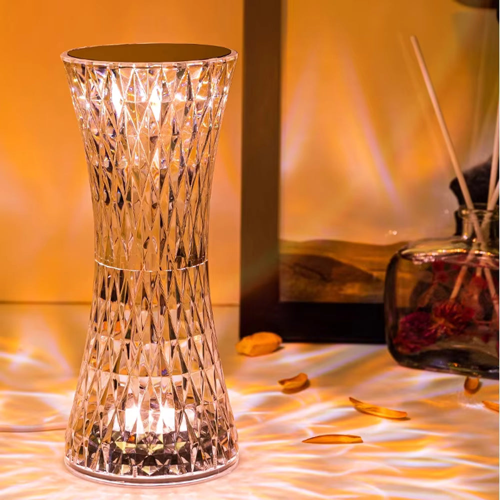 Diamond Crystal LED Table Lamp Touch Sensor Night Light