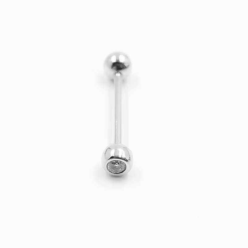 925 Sterling Silver Body Piercing Barbell Hypoallergenic Tongue Navel Jewellery