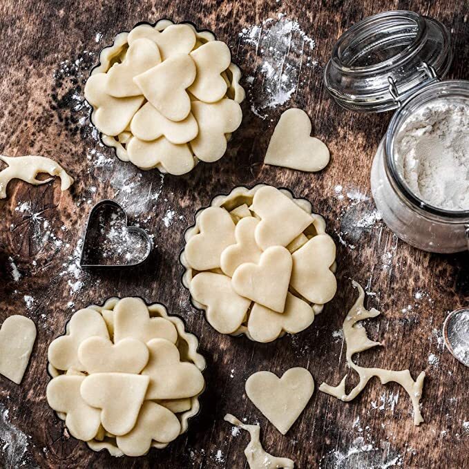 24PCS Stainless Steel Biscuit Cookie Cutter Set Baking Moulds