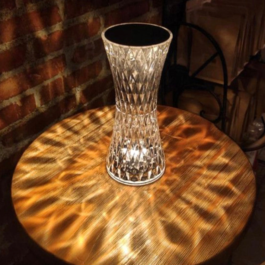 Diamond Crystal LED Table Lamp Touch Sensor Night Light