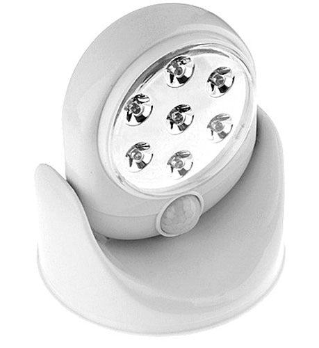 Motion Activated 360 Rotating 7 LED Wireless Motion Sensor Cordless Light