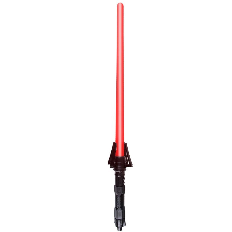 2 PCS Lightsaber Laser Sword Toys 2-in-1 Dueling Light Saber (Red)