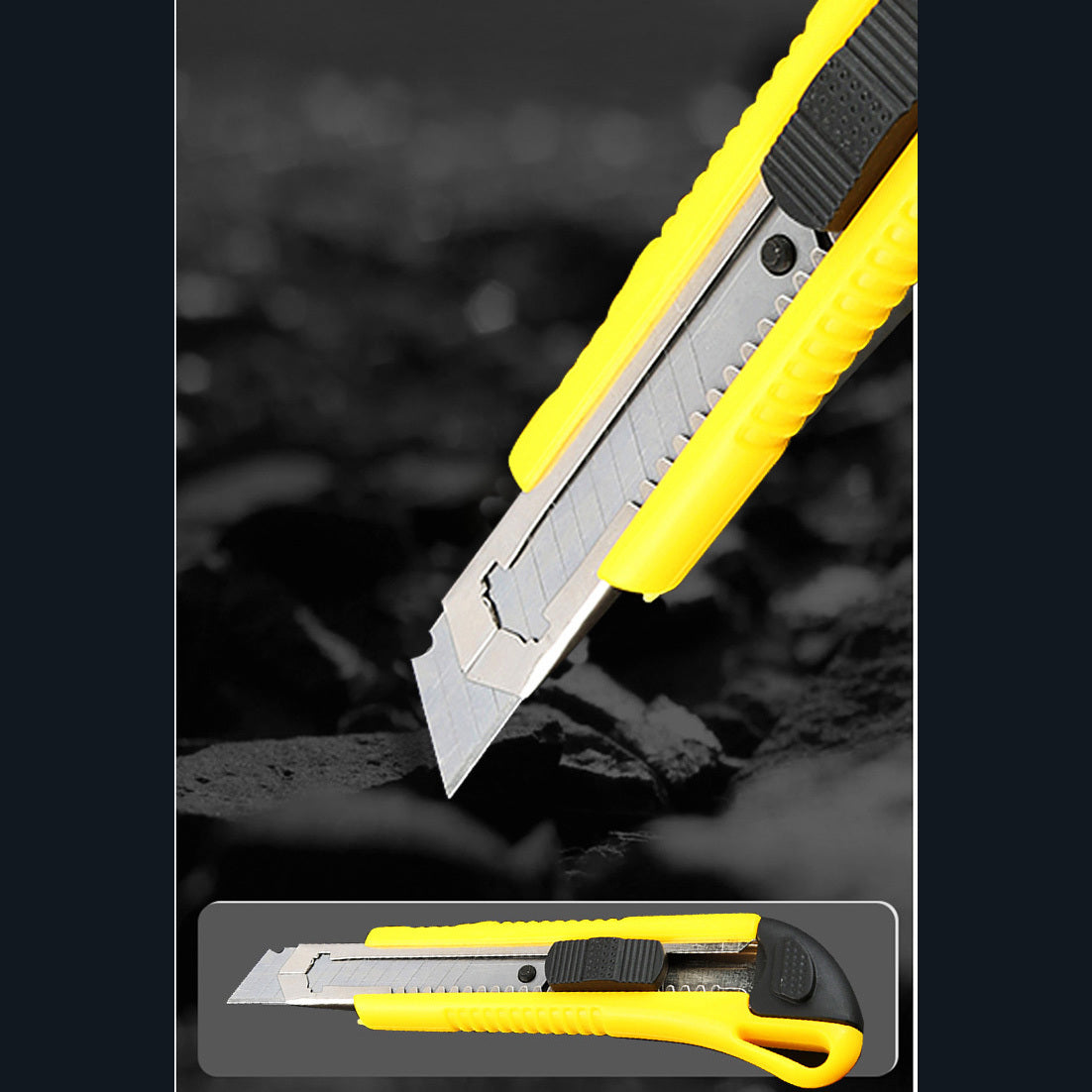 Stainless Steel 18mm Boxcutter Utility Knife Box Cutter