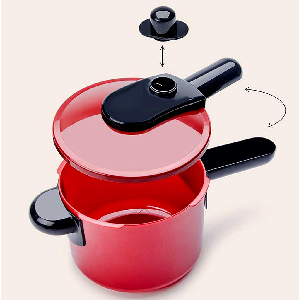 51-Piece Interactive Kitchen Cookware Pots Pans Utensils Play Food Cooking Toy Set