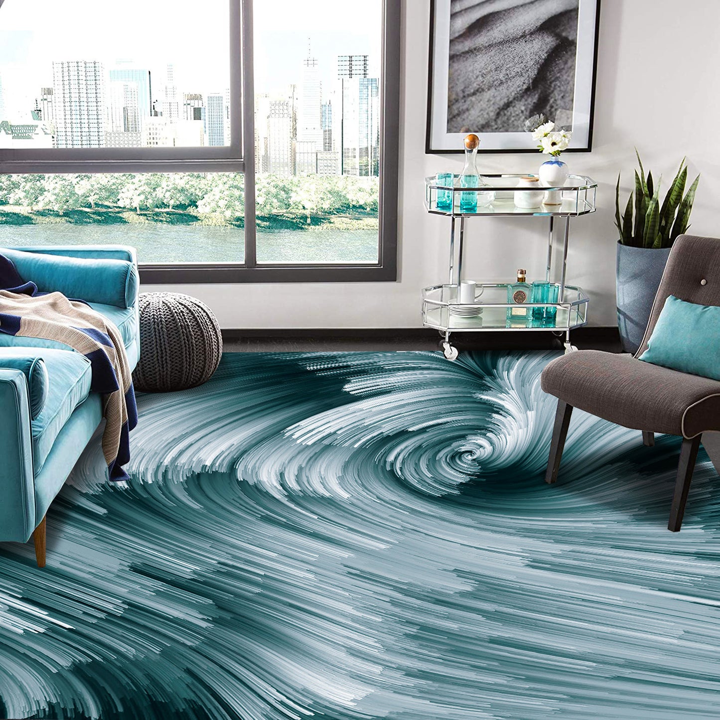 Large Loop Rug Carpet Mat (230 x 160)