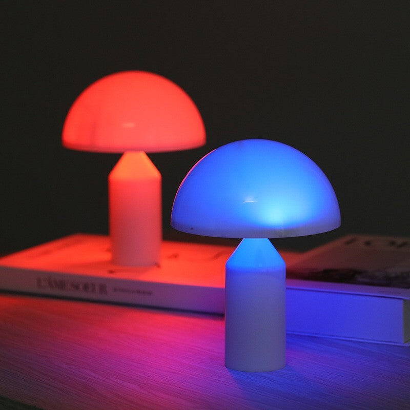 Colour-Changing LED Mushroom Lamp Portable Night Light