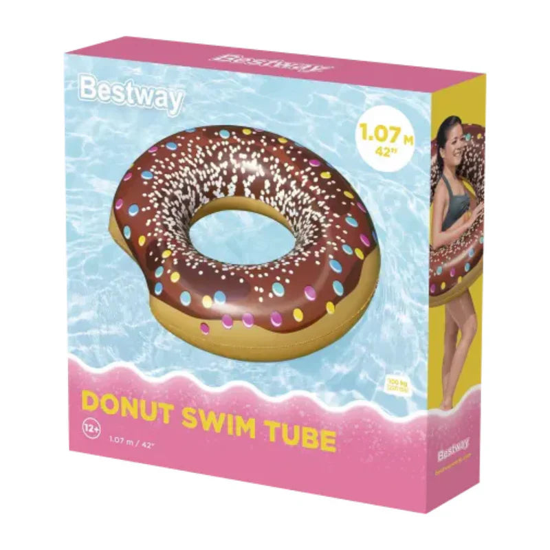 Bestway Inflatable Donut Pool Float Fun 107cm Swim Ring Tube