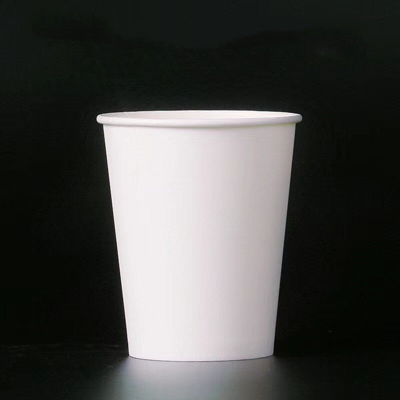 50 X White Paper Eco-Friendly Food-Grade Beverage Drinking Cups