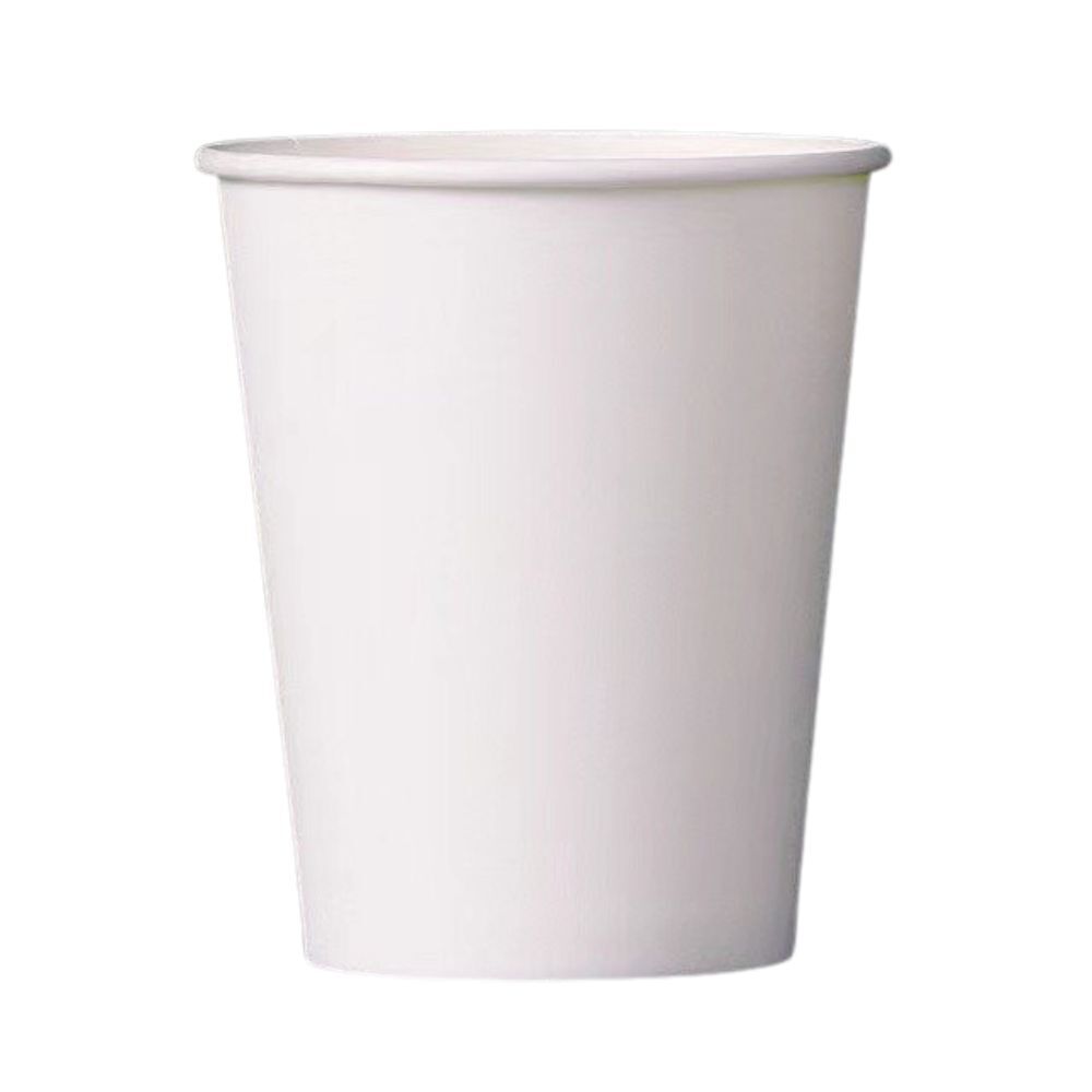 50 X White Paper Eco-Friendly Food-Grade Beverage Drinking Cups