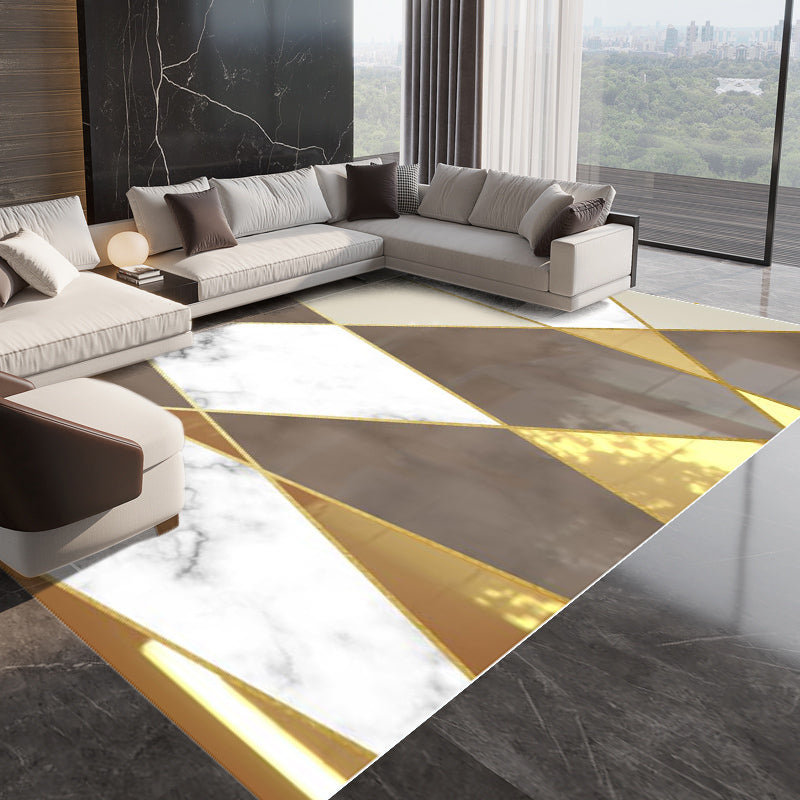 Large Golden Rug Carpet Mat (230 x 160)