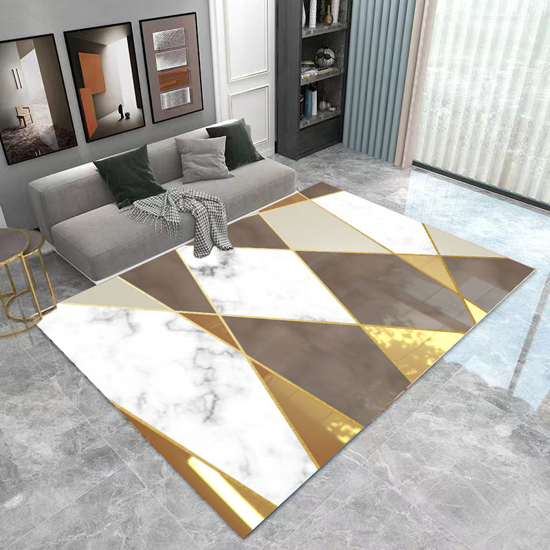 Large Golden Rug Carpet Mat (230 x 160)