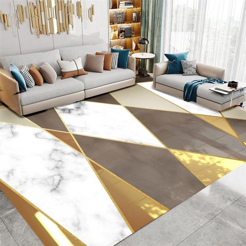 Large Golden Rug Carpet Mat (230 x 160)