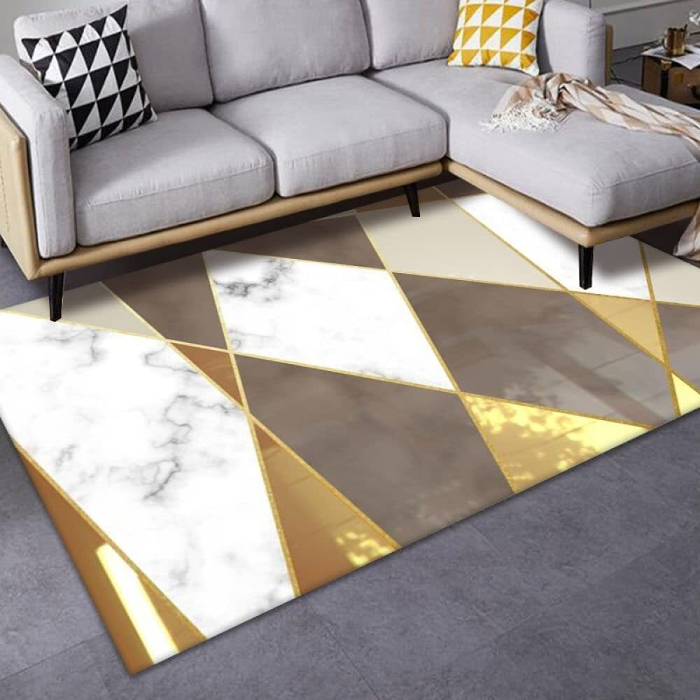 Large Golden Rug Carpet Mat (230 x 160)