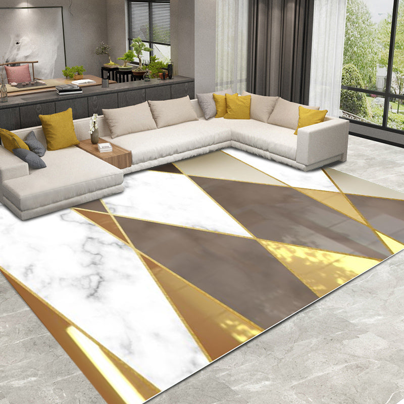 Large Golden Rug Carpet Mat (230 x 160)