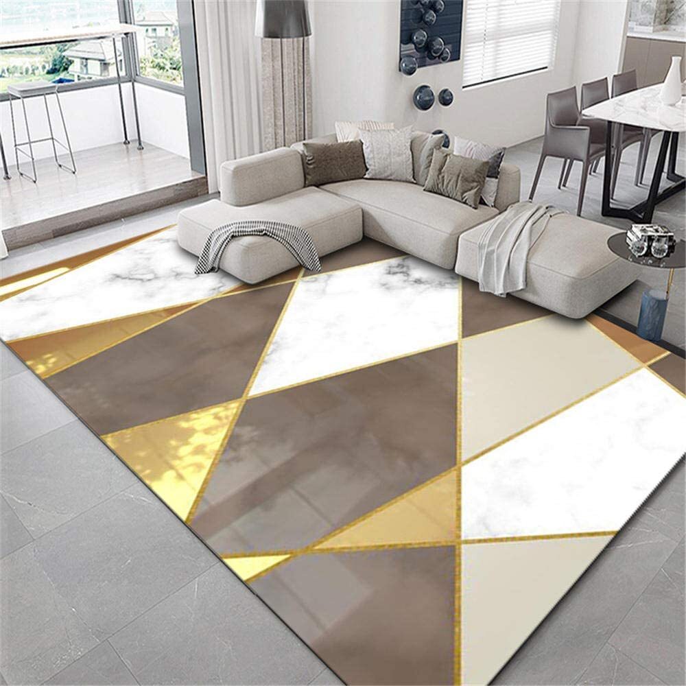 Large Golden Rug Carpet Mat (230 x 160)