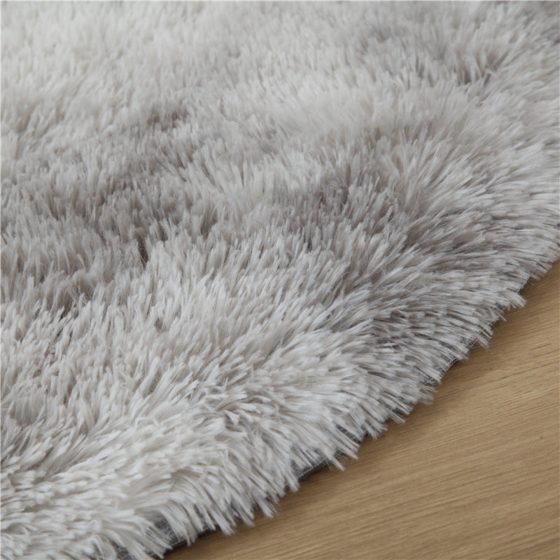 Infinity Round Shag Rug (Platinum)