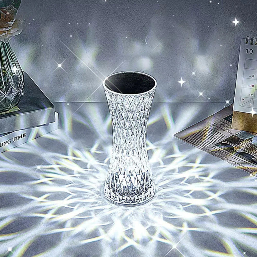 Diamond Crystal LED Table Lamp Touch Sensor Night Light