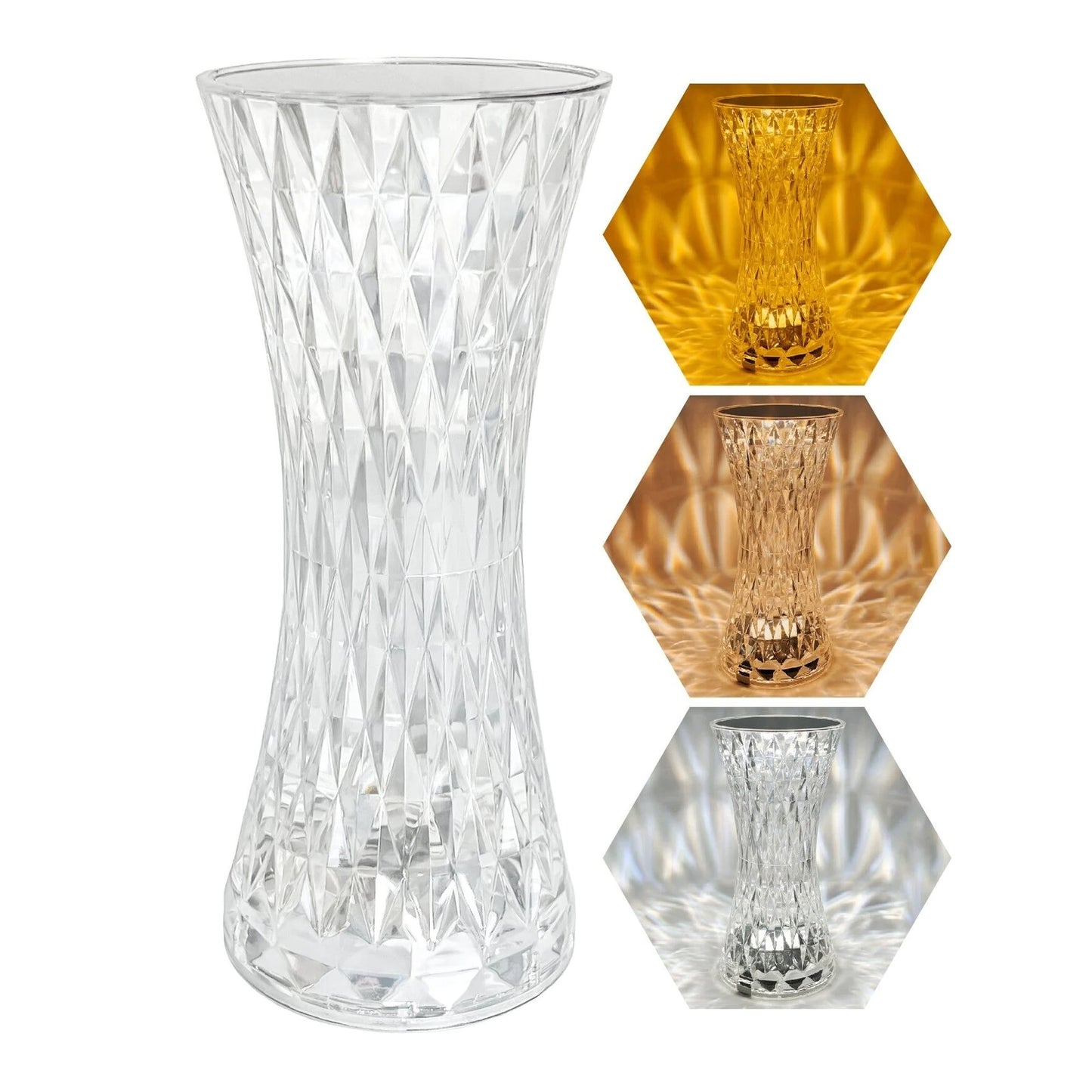 Diamond Crystal LED Table Lamp Touch Sensor Night Light