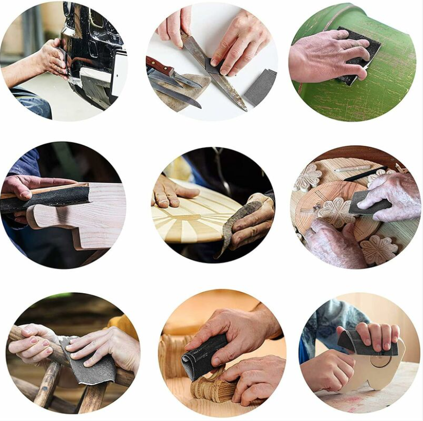 42PCS Sandpaper 120 to 3000 Assorted Grit Wet Dry Wood Sanding Sheets