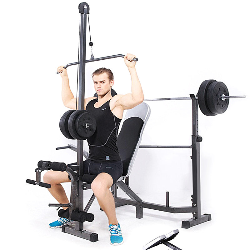 Lat Pulldown Bar for Home Gym Weight Bench (Pull down Only)