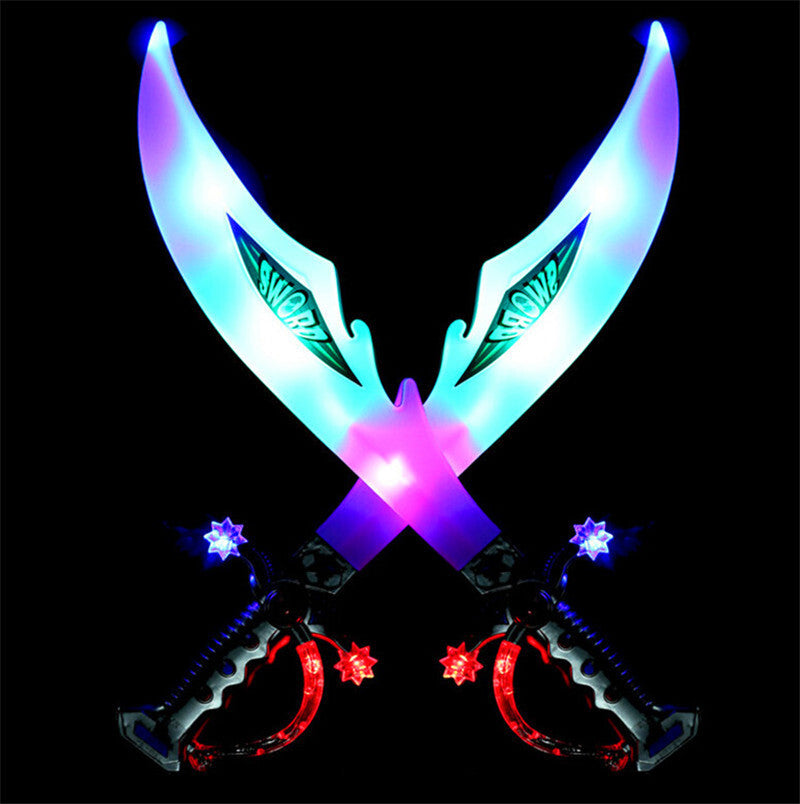 LED Light Up Toy Sword with Flashing Lights and Music