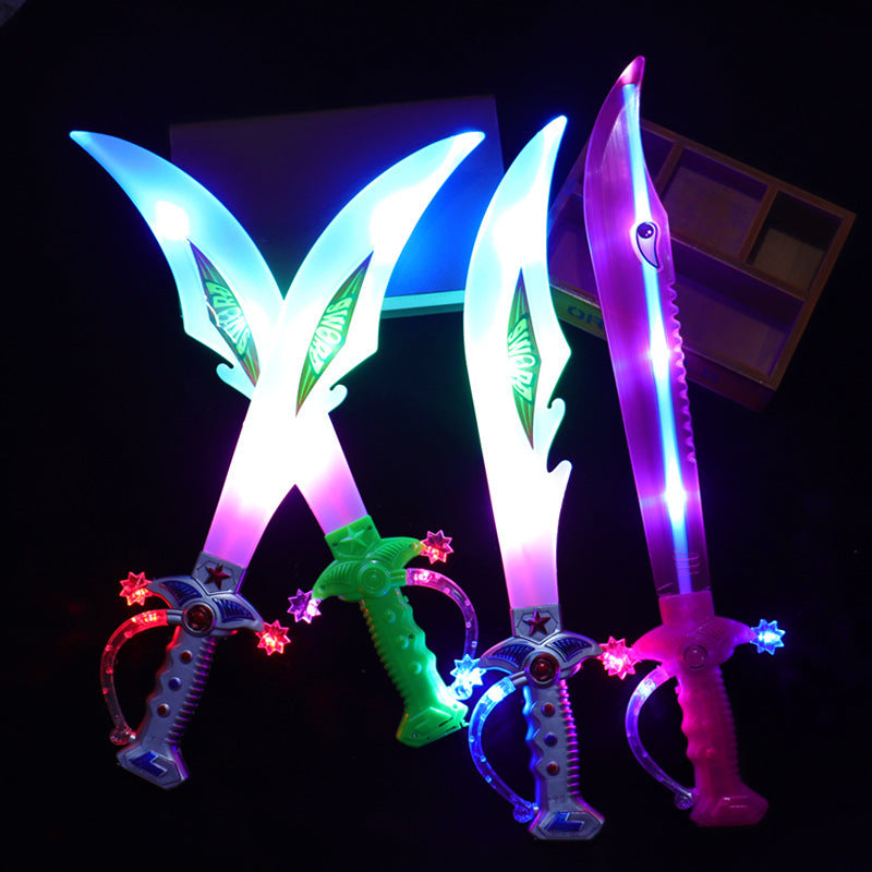 LED Light Up Toy Sword with Flashing Lights and Music