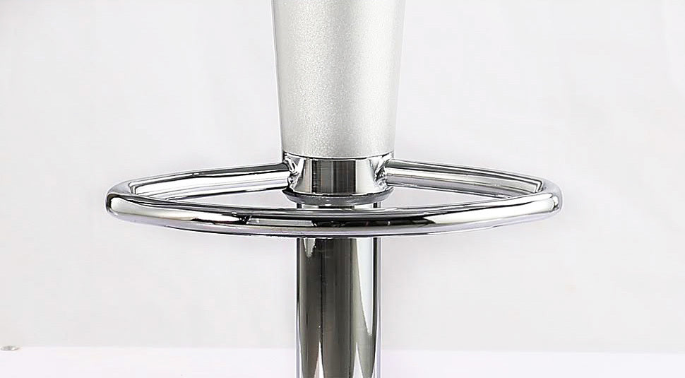 2 x Ace High Gloss Designer Bar Stools (WHITE - Set of 2)