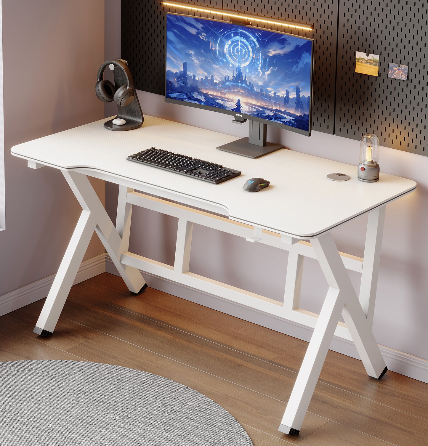 Large Vertex Modern Multifunctional Ergonomic Computer Desk