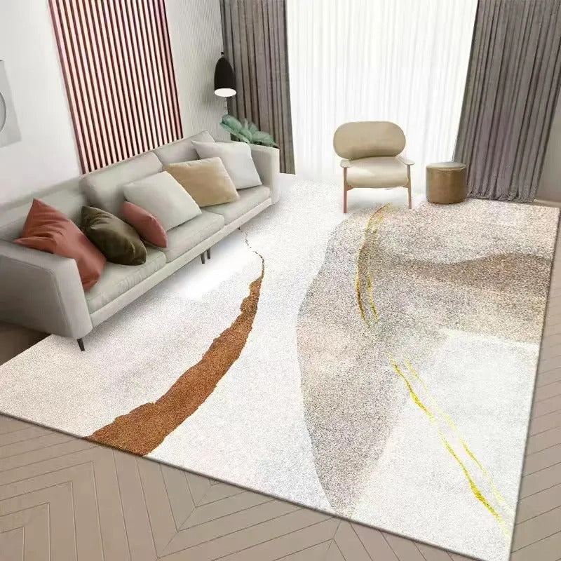 Lush Plush Essence Bedroom/Living Room Cotton Carpet Area Rug (200 x 140)