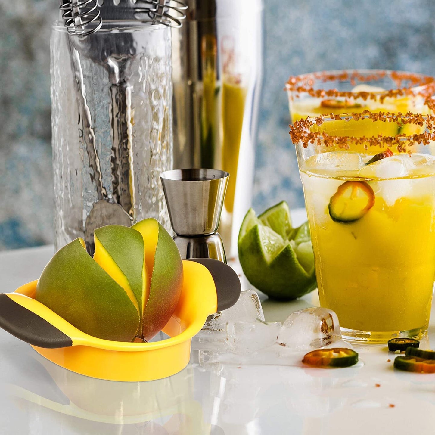 Easy Slicer Mango Cutter Corer Peeler Kitchen Gadget Tool