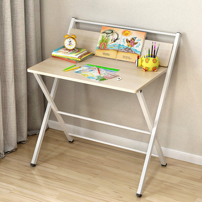 Express Folding Desk with Shelf (White)