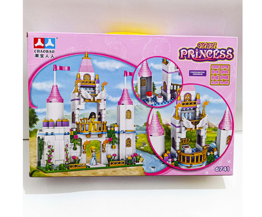 Princess Castle Building Blocks Set 356pcs Girls Toy with Dolls